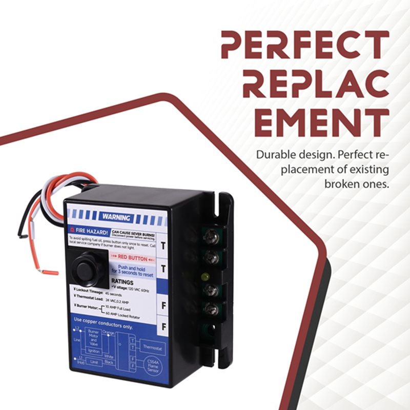 Forced Air Furnace for Boilers Intermittent Ignition Oil Primary Control for ICM1503 Firing System.