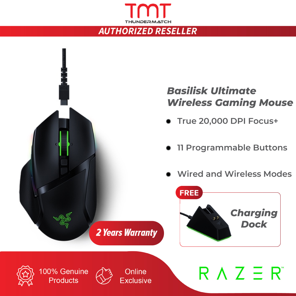 Razer Basilisk Essential Chroma Lightning Wired Mouse/7 Button/6400Dpi/5G  Optical/1 Year Warranty | Lazada