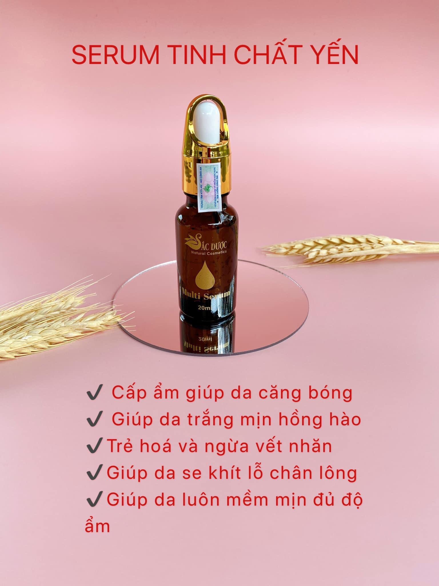MULTI SERUM- Tinh chất yến cấp ẩm và dưỡng trắng da