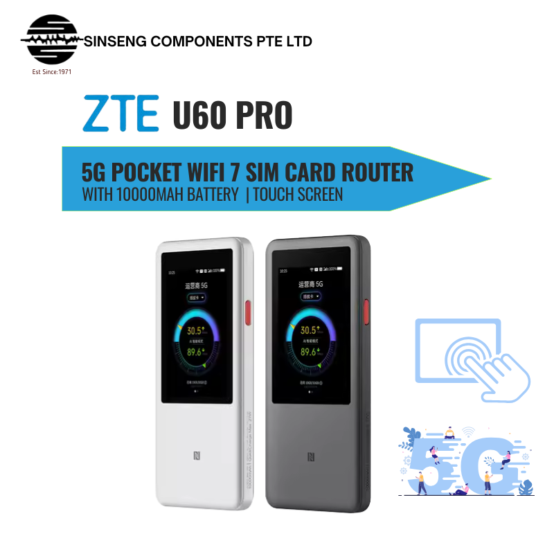 ZTE U60 Pro 5G モバイルルーター モバイルルーター 小型
