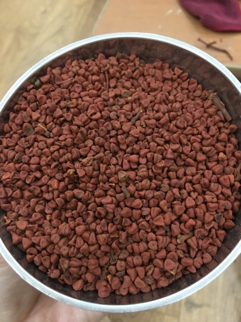 Hạt điều đỏ ( hạt cari ) gói 0.5kg