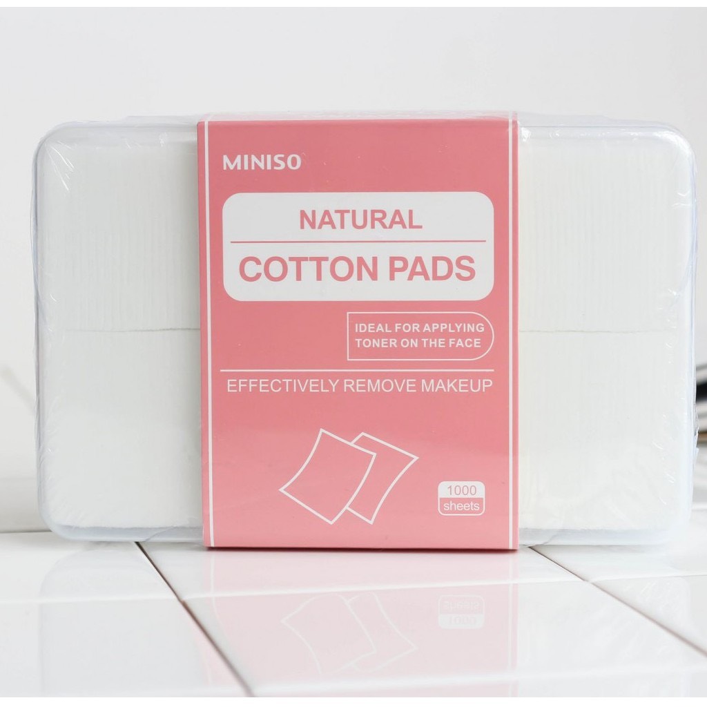 Bông Tẩy Trang Miniso Nhật 1000 miếng