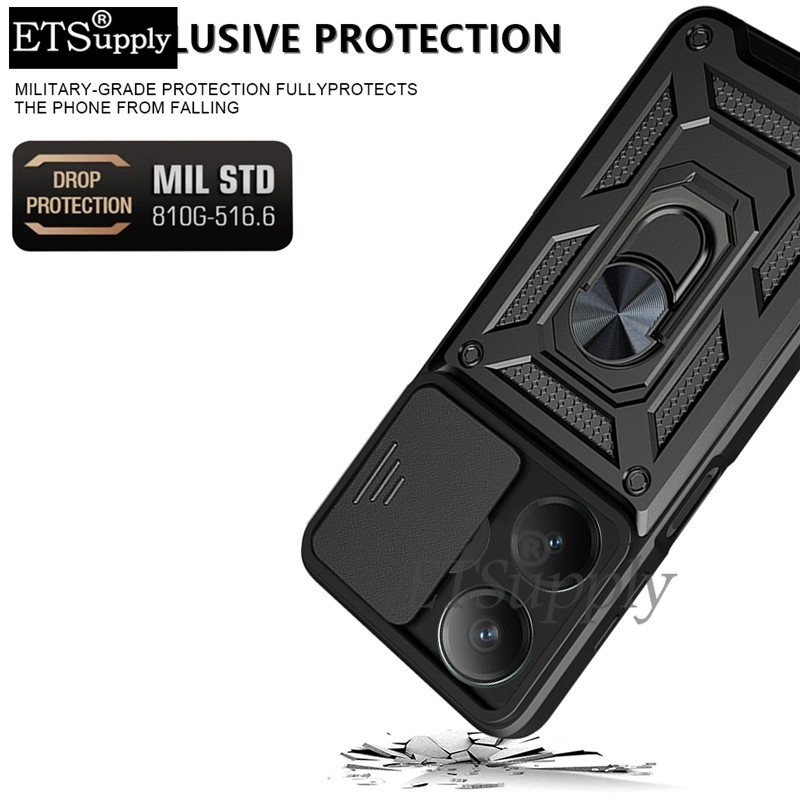 Phone case Realme GT NEO 6SE 6T GT6 Armor Ring Case Cover Adsorb Car Holder Shockproof Camera Protection Cover Back cover Realme GT6 GT NEO 6SE 6T 6 case.