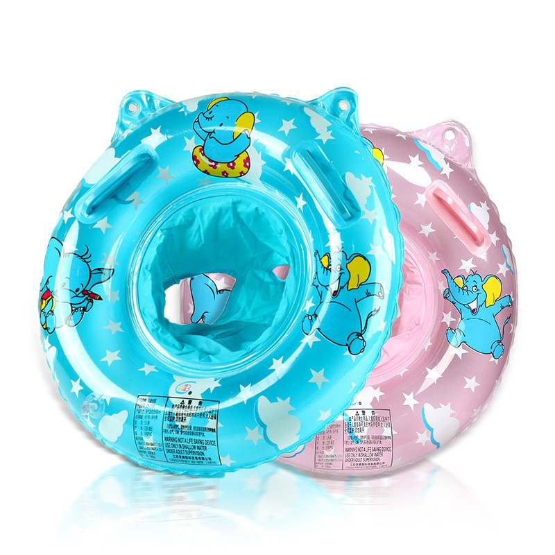 Kids Swimming Ring Cartoon Animal Float Seat Inflatable Safety Aid Pool Summer Water Toy for Training New-born Baby. 