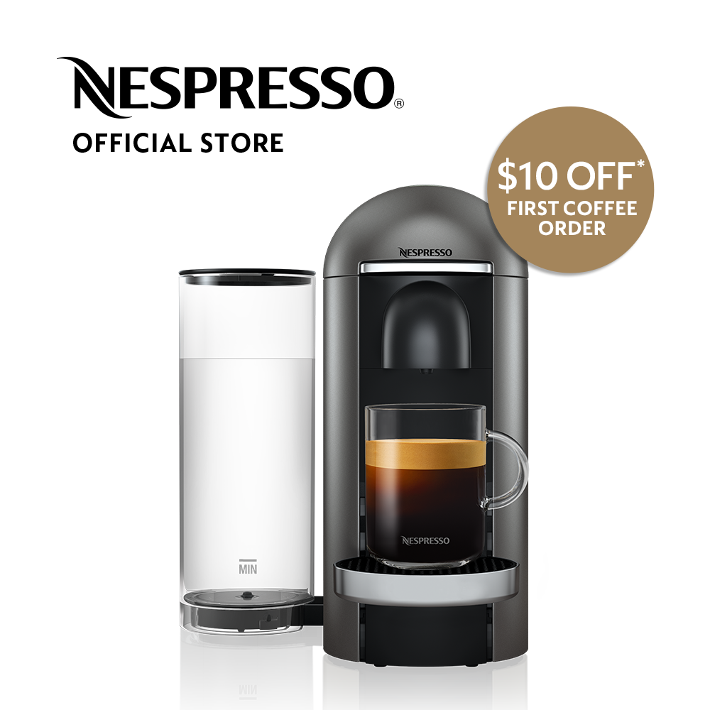 Nespresso Vertuoplus Premium Coffee Machine Titan Lazada Singapore