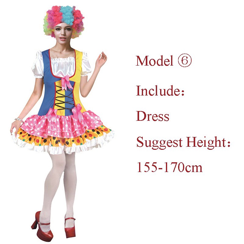 Bộ đồ hóa trang chú hề độc đáo cho nam nữ dịp halloween
