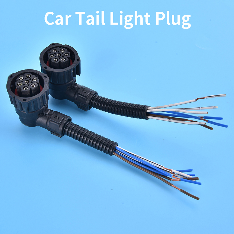 Pin Car Plug Socket Truck For Tail Light Connector Wire 7-Hole J6 Socket ZHIXING. 