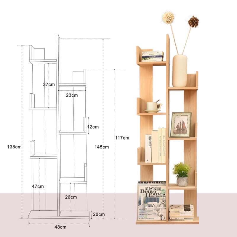 tủ để giầy - sách dáng kệ xương rồng