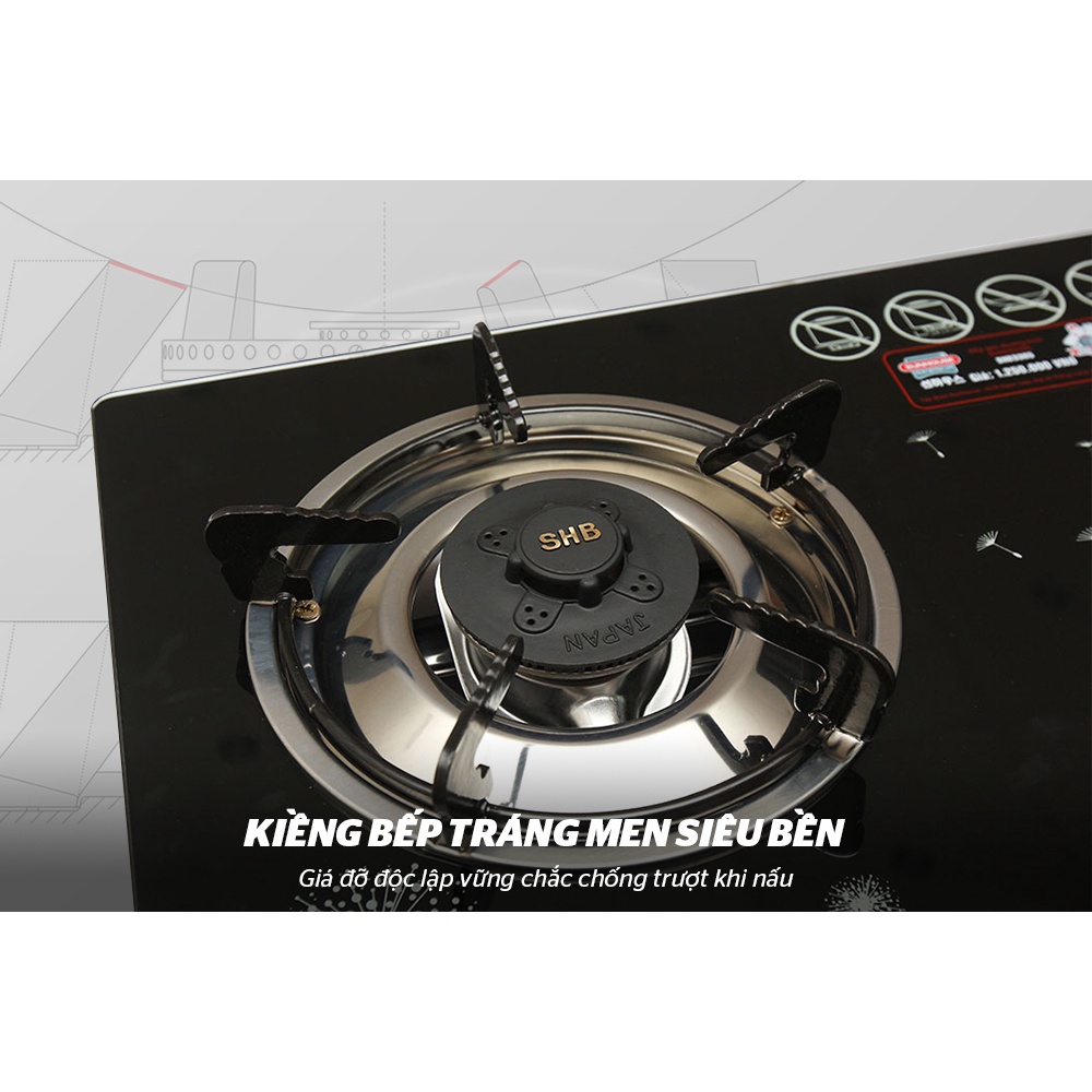 Bếp gas dương kính Sunhouse SHB3365