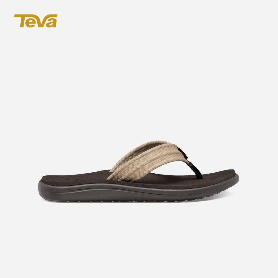 TEVA Dép nam Voya Canvas Flip 1112670-DUNE | Lazada.vn