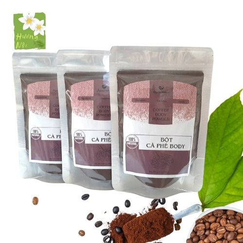 [HCM]Bột cà phê tẩy tế bào chết body Organic Herbs 100gr
