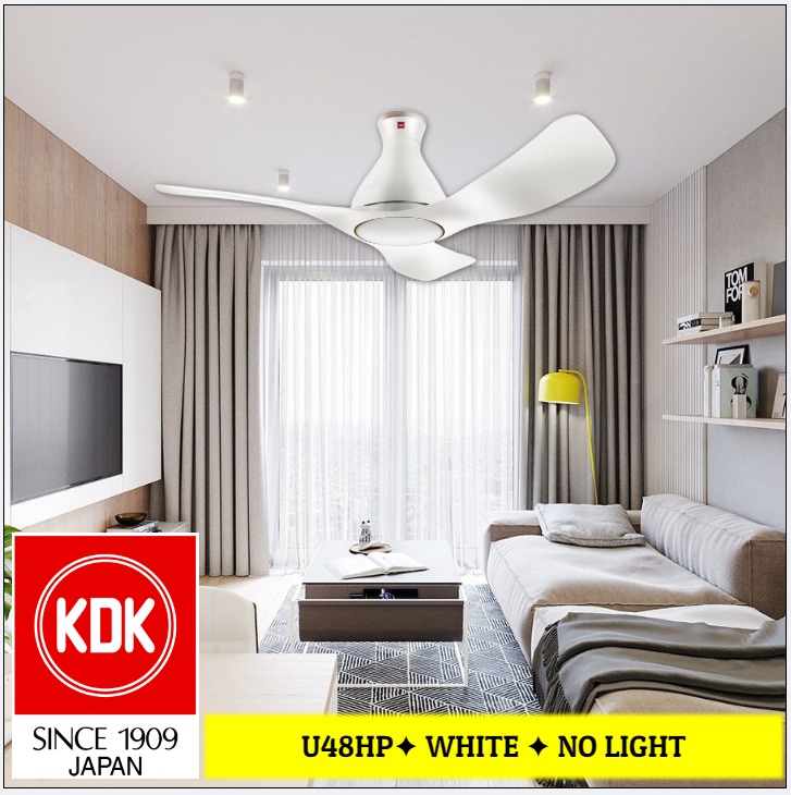 FREE BASIC INSTALL KDK DC CEILING FAN 48 DIMMABLE LED LIGHT E48GP