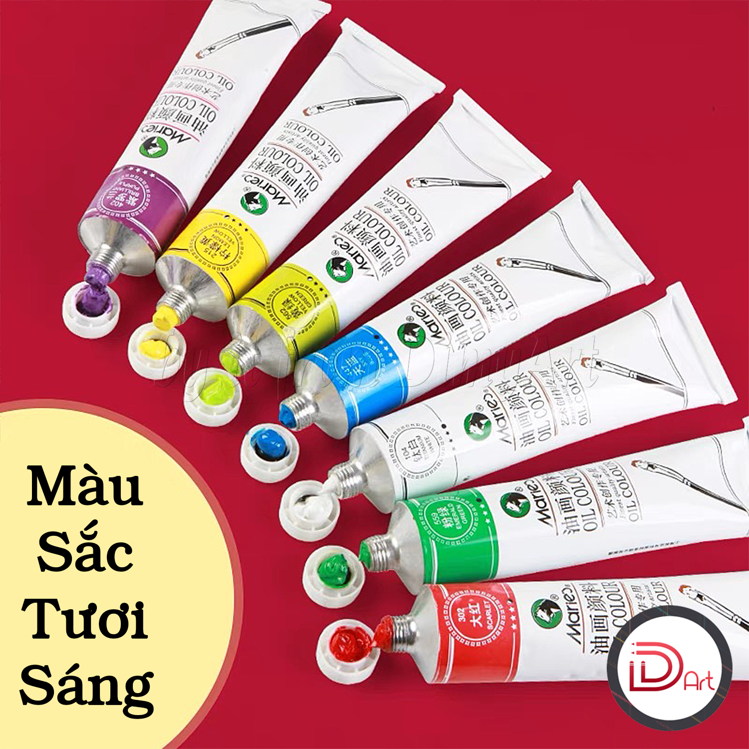 [HCM]Màu vẽ sơn dầu MARIES 170ml