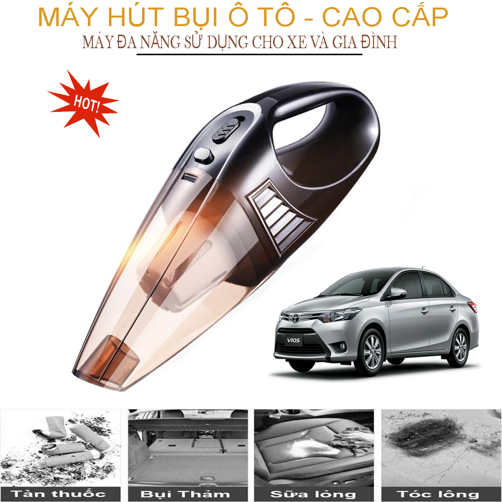 Máy Hút Bụi Cầm Tay,Máy Hút Bụi Ô Tô,Máy Hút Bụi Xe Hơi,Máy Hút Bụi Ô Tô Cầm Tay.Thiết kế nhỏ gọn.Công suất lớn,3 đầu hút linh hoạt,Có thể hút được nhiều loại bụi bẩn.