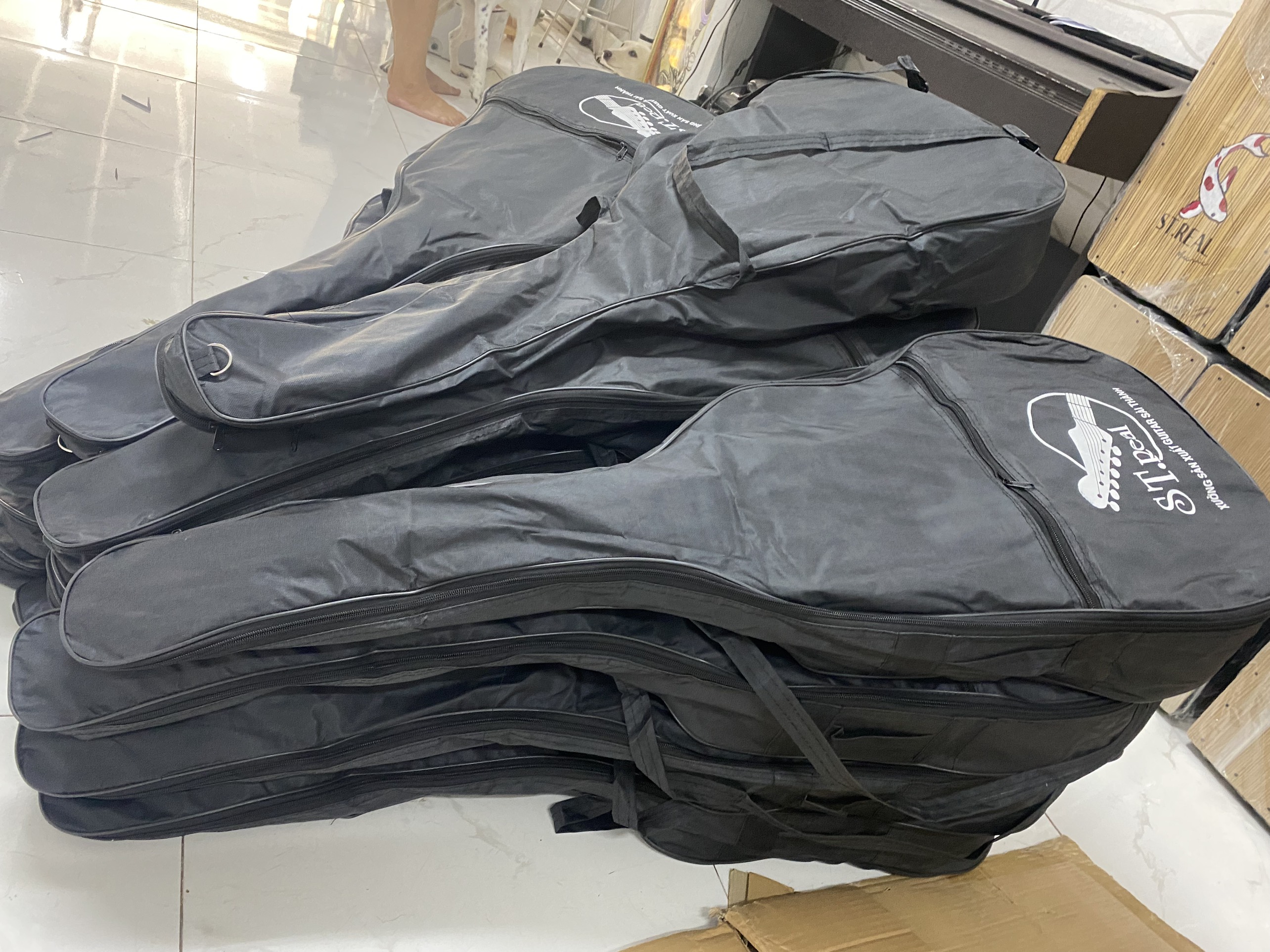 Bao Đựng Đàn Guitar 1 Lớp-Bao Cotton