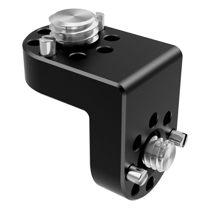Camera 90° Right Angle Extension Bracket with 1/4 3/8 Screw Positioning ...