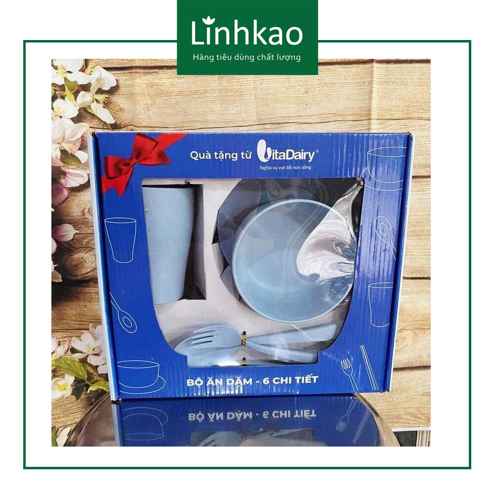 BỘ ĂN DẶM LÚA MẠCH 6 CHI TIẾT CHO BÉ [HKM Vitadairy]