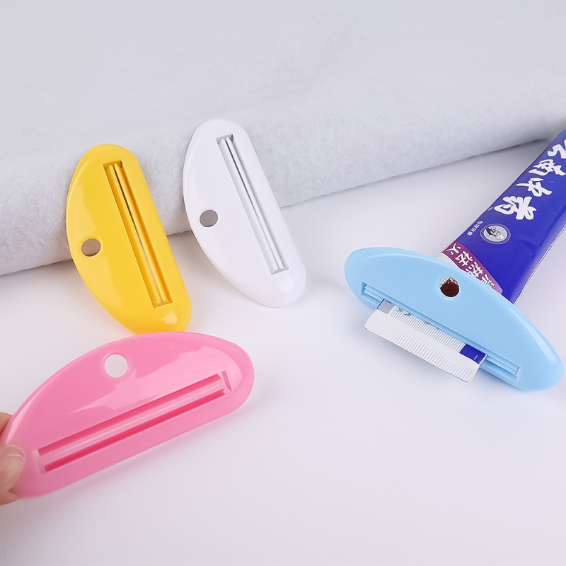 1/3 cái kẹp ống kem đánh răng ép thủ công dụng cụ lấy kem đánh răng dụng dụng cụ ép sữa rửa mặt đa năng phụ kiện phòng tắm