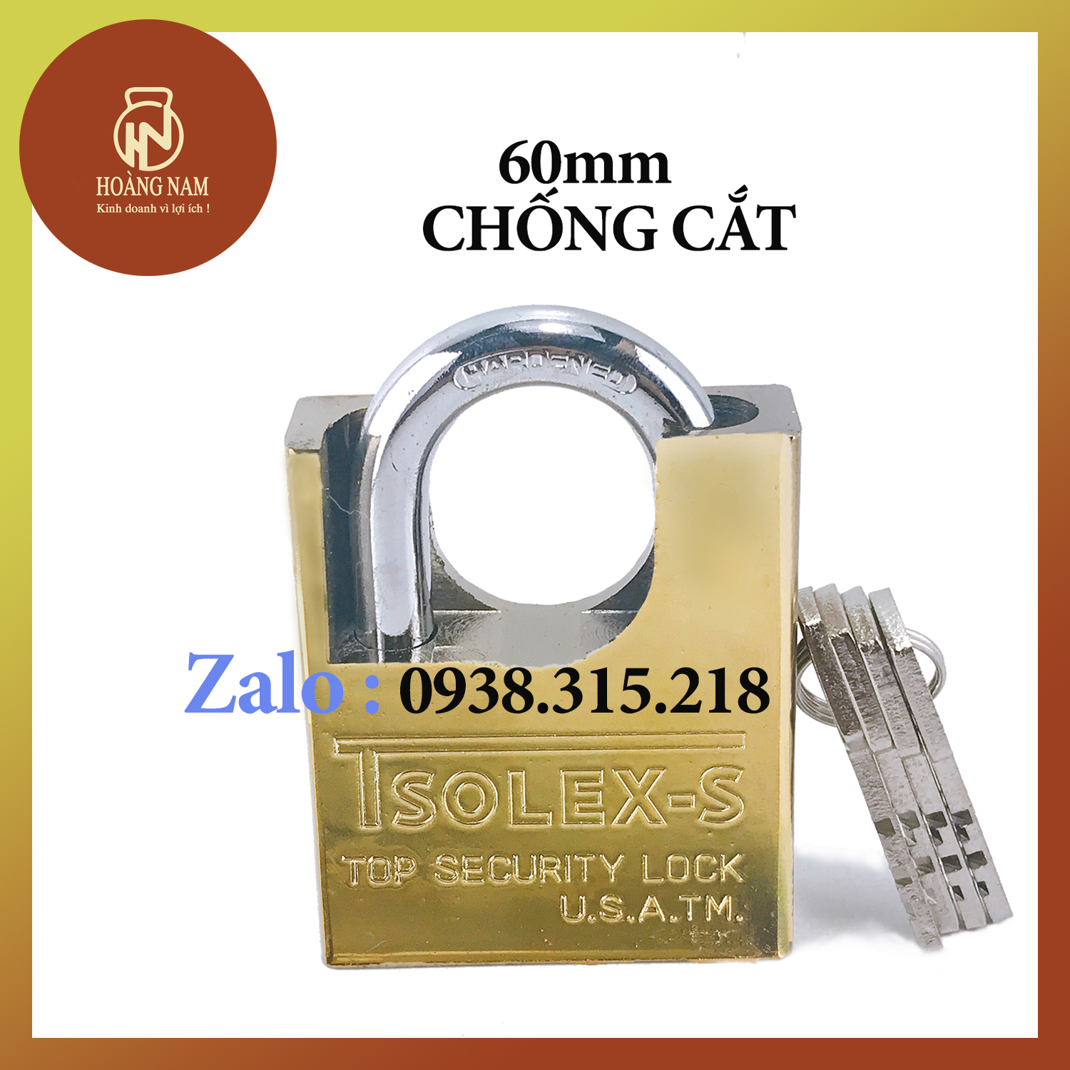 Ổ khóa Lớn ZSOLEX-Pro USA | Size 60mm | - Giải pháp  Bảo vệ tài sản với những chức năng an toàn cho bạn