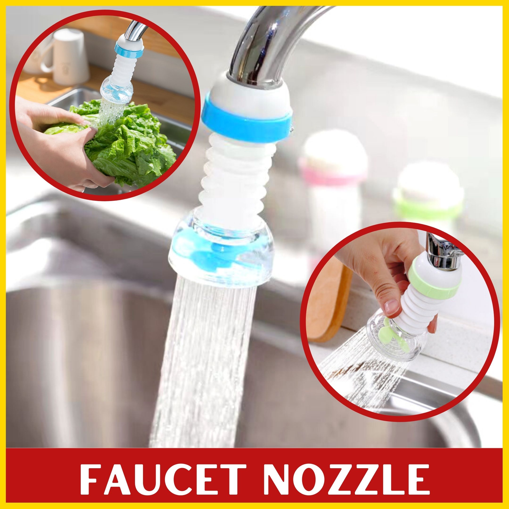 Water filter 360 Degree Rotary Faucet Luxury Internal Thread Nozzle