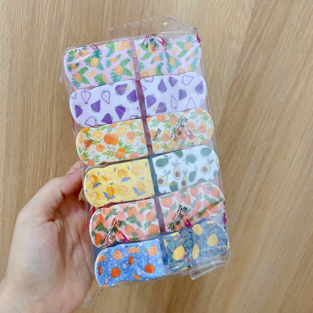 Kẹp Càng Cua Bóng 3-5 Răng Đủ Màu