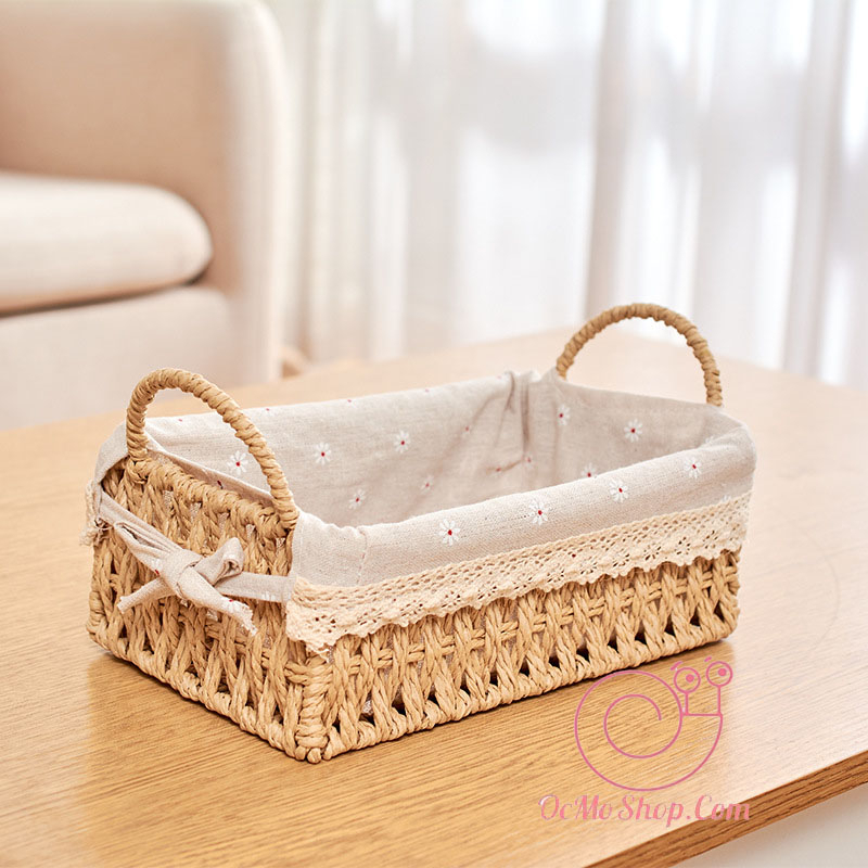 Giỏ mây, rổ mây đựng đồ, phụ kiện nhiều kích cỡ