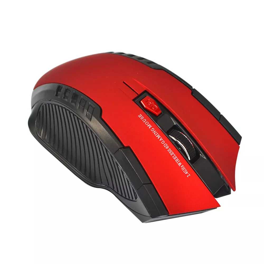 Kebidumei 2.4G Wireless Gaming Mouse Professional Optical Wireless Mouse USB Receiver Right Scroll Mice for PC Laptop