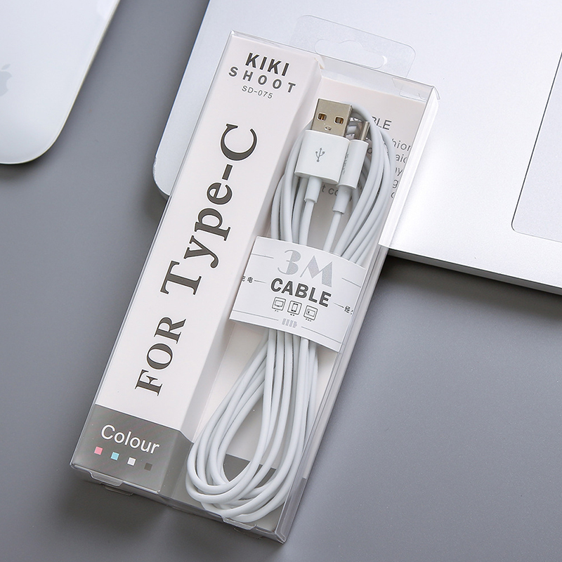 Cáp sạc nhanh USB 3M dài tương thích cho iPhone Micro USB loại C Dây sạc cáp cáp sạc, truyền dữ liệu