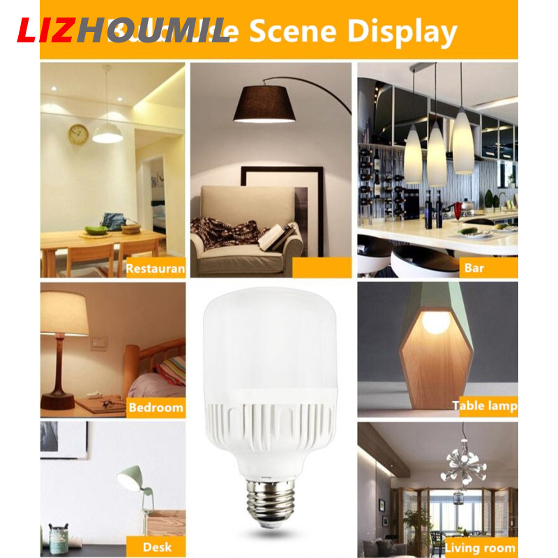 LIZHOUMIL LED Energy Saving Ball Bulb E27 170-265V White Light