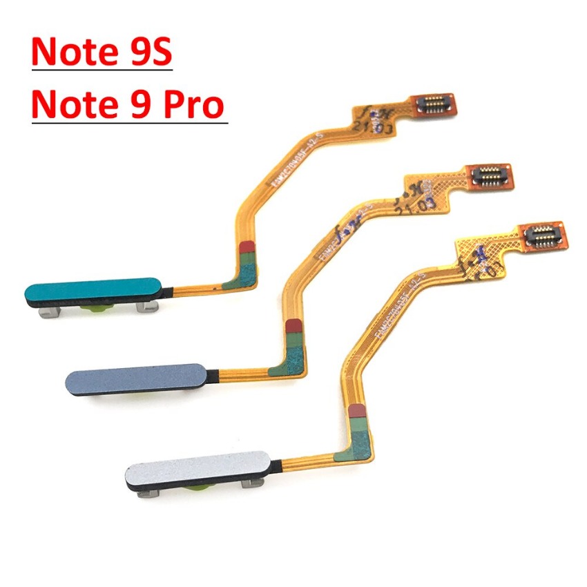 Touch ID Fingerprint For Xiaomi Redmi Note 10 5G 9 Pro 9S Sensor Scanner Home Return Key Button Flex Cable Phone Repair Part