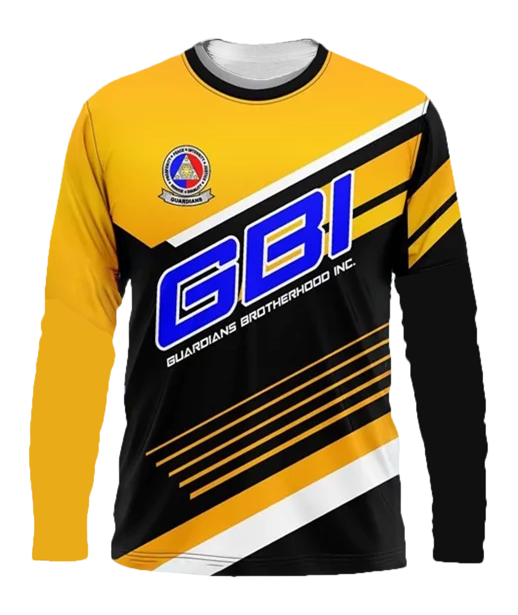 Black and yellow 2024 long sleeve shirt