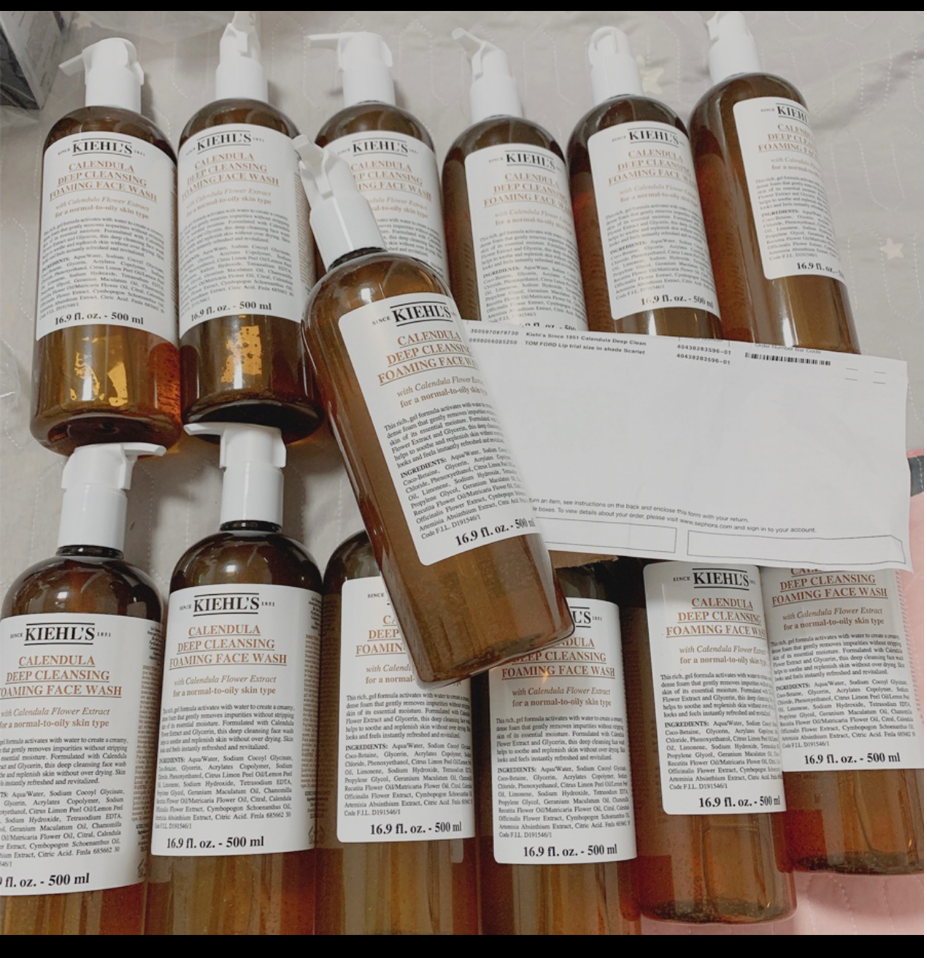 [SIZE LỚN 500ML] Sữa Rửa Mặt Kiehl's Hoa Cúc, Bill Mỹ