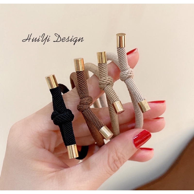 Set Cột Tóc Dây Thừng Đơn Giản Thanh Lịch 4 màu
