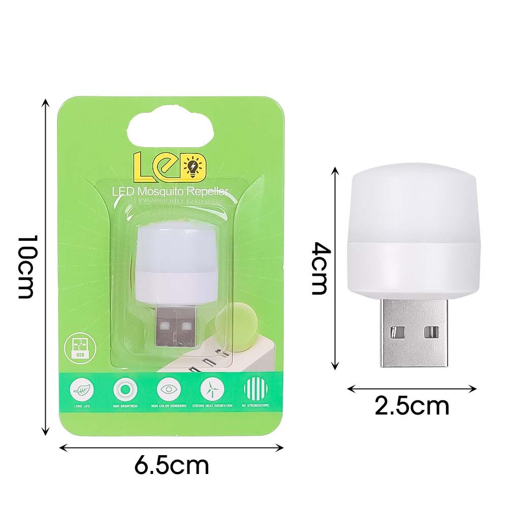 3/1pcs Mini diệt muỗi đèn ban đêm LED cầm tay không bức xạ diệt côn trùng ánh sáng Phích cắm USB Đèn diệt muỗi điện