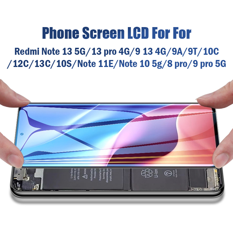 Phone%20Screen%20LCD%20Display%20For%20Xiaomi%20Redmi%20Note%2013%205G%2013%20Pro%204G%209%2013%204G%209A%209T%2010C%2012C%2013C%2010S%20Note%2011E/Note%2010%205g%208%20Pro%209%20Pro%205G%20Fugar%20-%20Image%206
