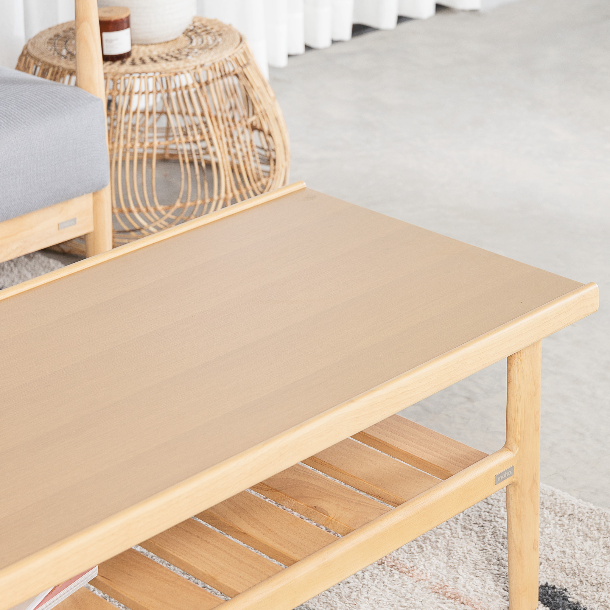 Bàn Sofa - Bàn Cafe - Bàn Trà Gỗ MOHO VLINE 501