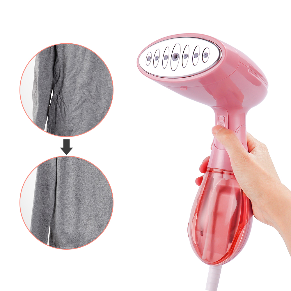 clothes steamer pink