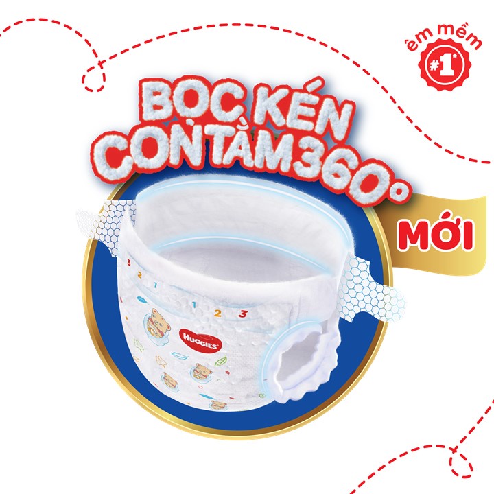[CỘNG 10 MIẾNG] Tã / Bỉm quần/dán Huggies S56 (đệm mây mới co dãn 4 chiều) Ori Kids