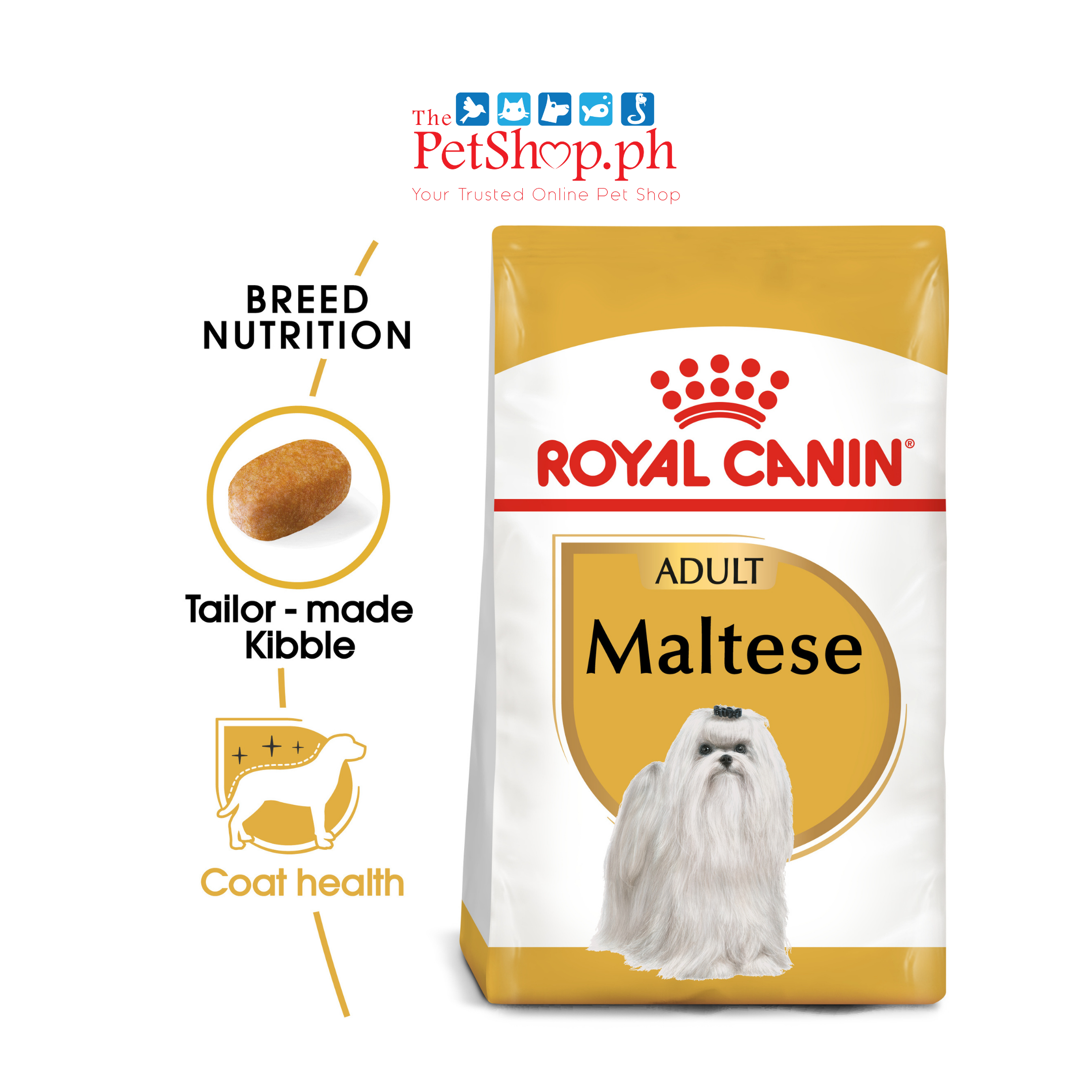 Royal Canin Maltese 1.5kg Adult Dry Dog Food Original Breed Health