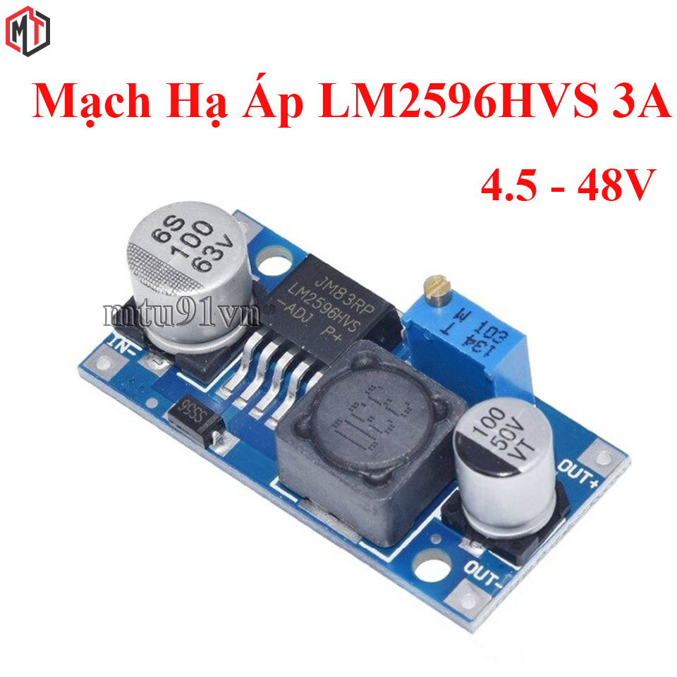 Mạch Hạ Áp, Giảm Áp - Buck DC LM2596 - LM2596HVS 3A 4.5 - 48V
