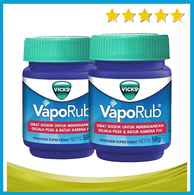 Vicks VapoRub Balsam (Besar) 50 Gr - Balsem Batuk Pilek Anak Dan Dewasa ...