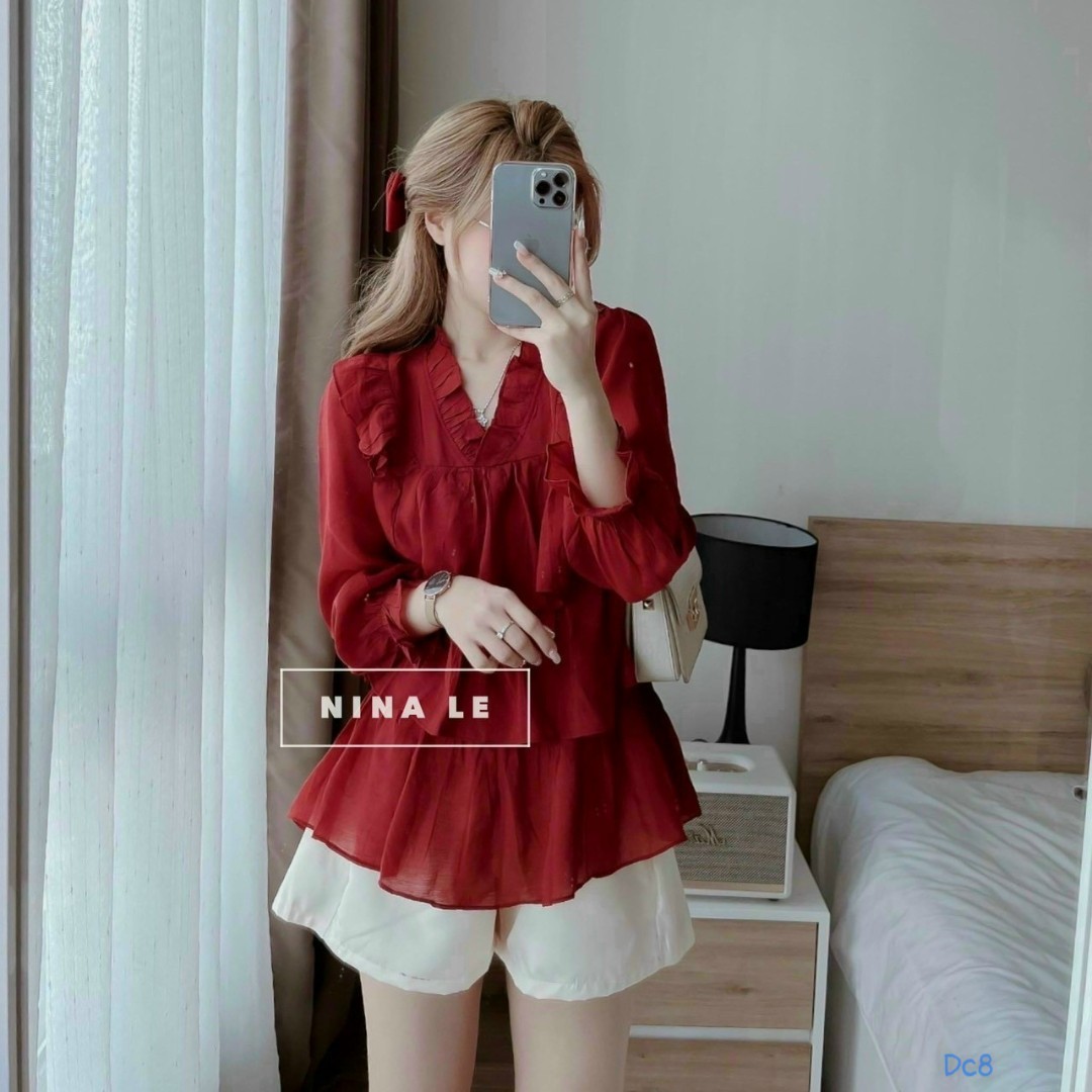 sét áo lụa quàn ford xinh lung linh ld22