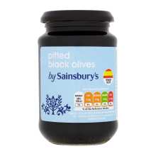 Sainsbury's Pitted Black Olives