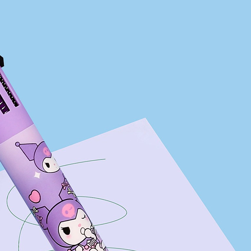 Sanrio%20Press%20Ten%20Color%20Ballpoint%20Pen%20Cartoon%20Kawaii%20Kuromi%20Multi-color%20Students%20Gel%20Pen%20Melody%20Sanrio%20Stationery%20Write%20Cute%20Pens%20-%20Image%204