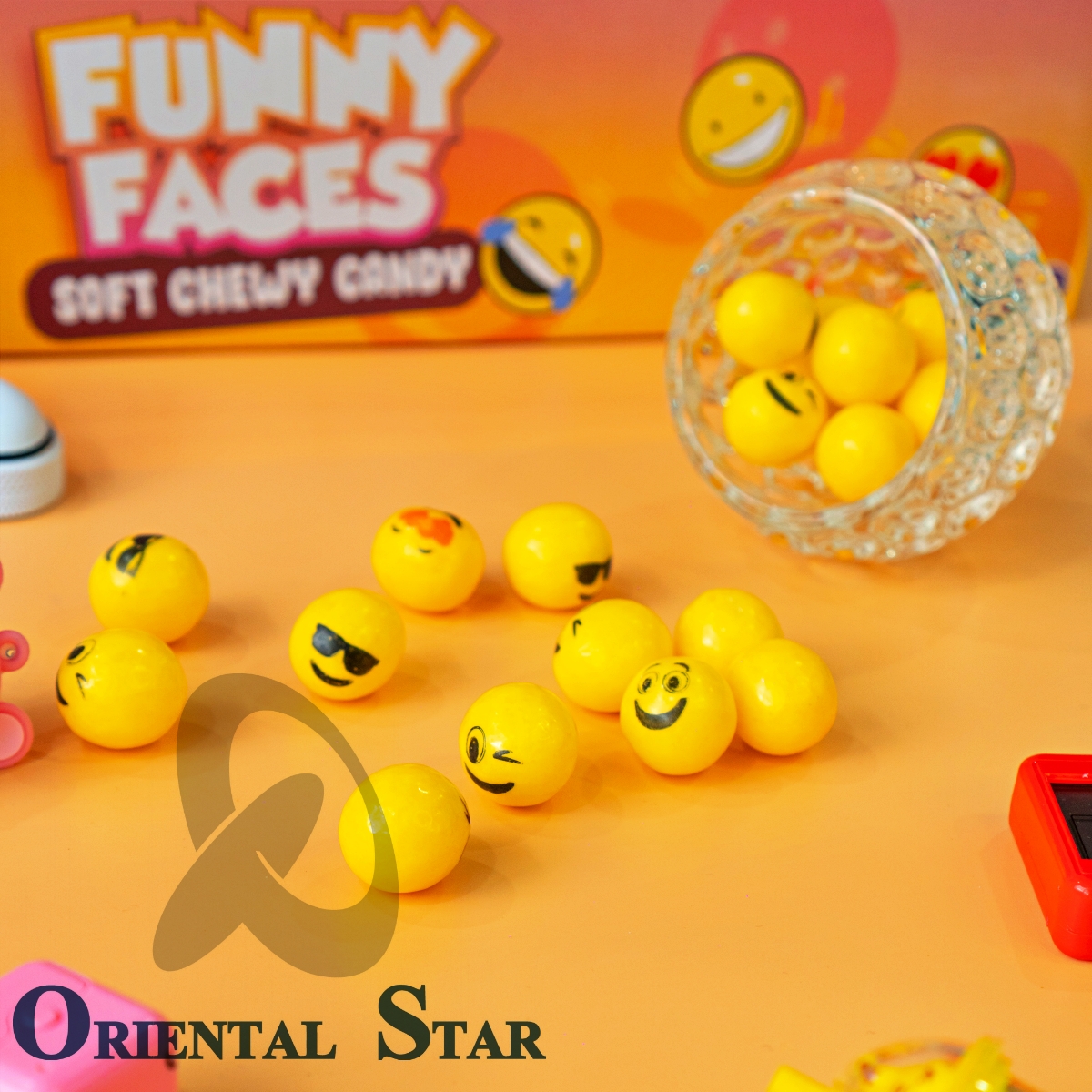 Kẹo mặt cười Funny Faces kẹo dẻo trái cây Zed Candy