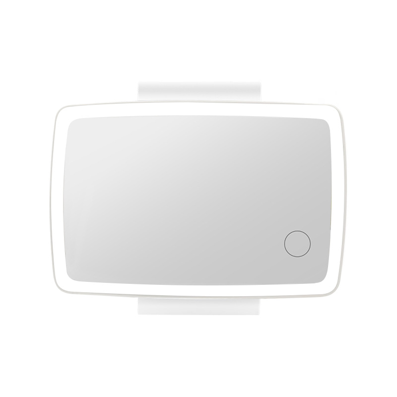 Car sun visor, vanity mirror, LED light, shatterproof, car interior supplies, ABS,high-definition mirror, with light, car vanity mirror