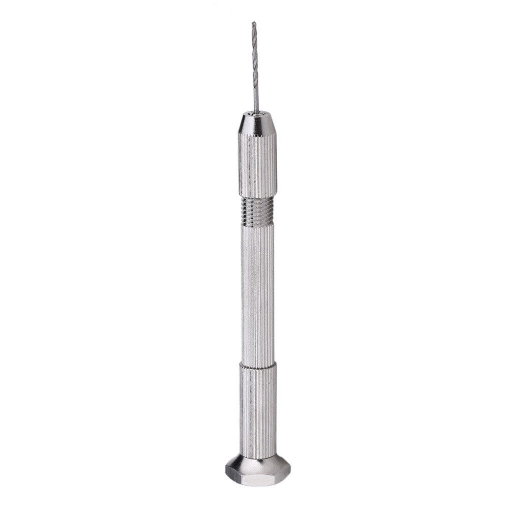 Bộ 11 Nhôm Mini Micro Móc Khóa Ngàm Máy Khoan Cầm Tay Với Xoắn Mũi Khoan Dụng Cụ Quay