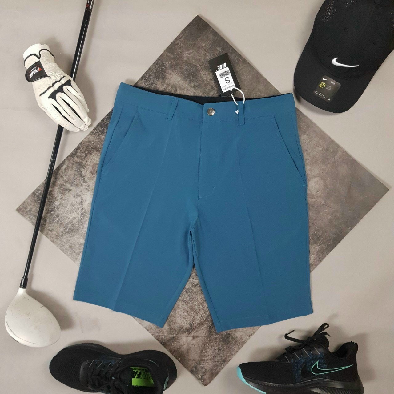 (VNXK) QUẦN SHORT GOLF NIKE CO GIÃN VẢI MỊN (ảnh thật)