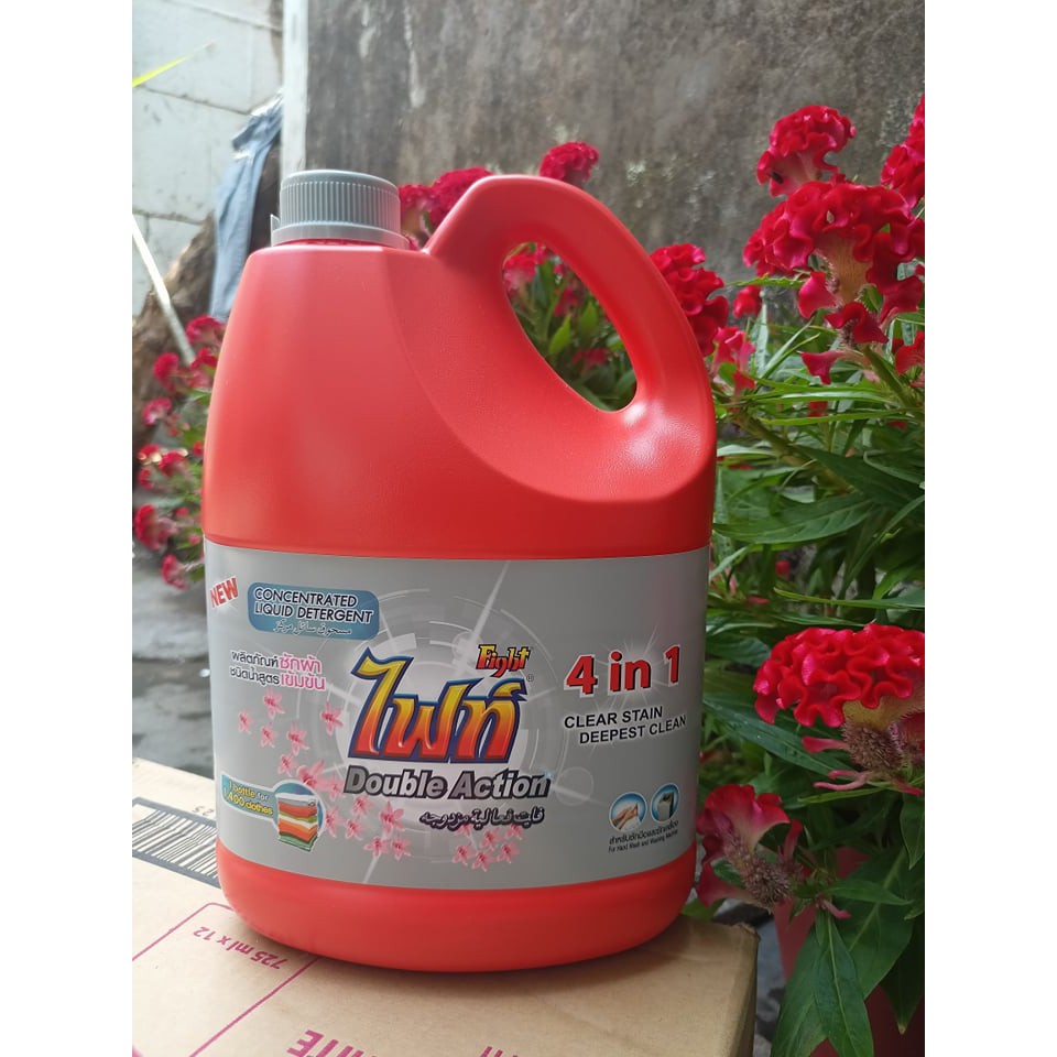 ( MẪU MỚI 3000ML ) Nước giặt Fight 4 in 1 Thái Lan 3000ml