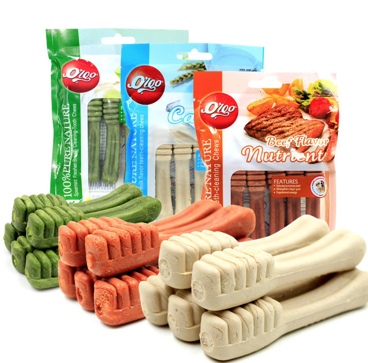 Xương canxi Orgo 90gr gặm cho chó